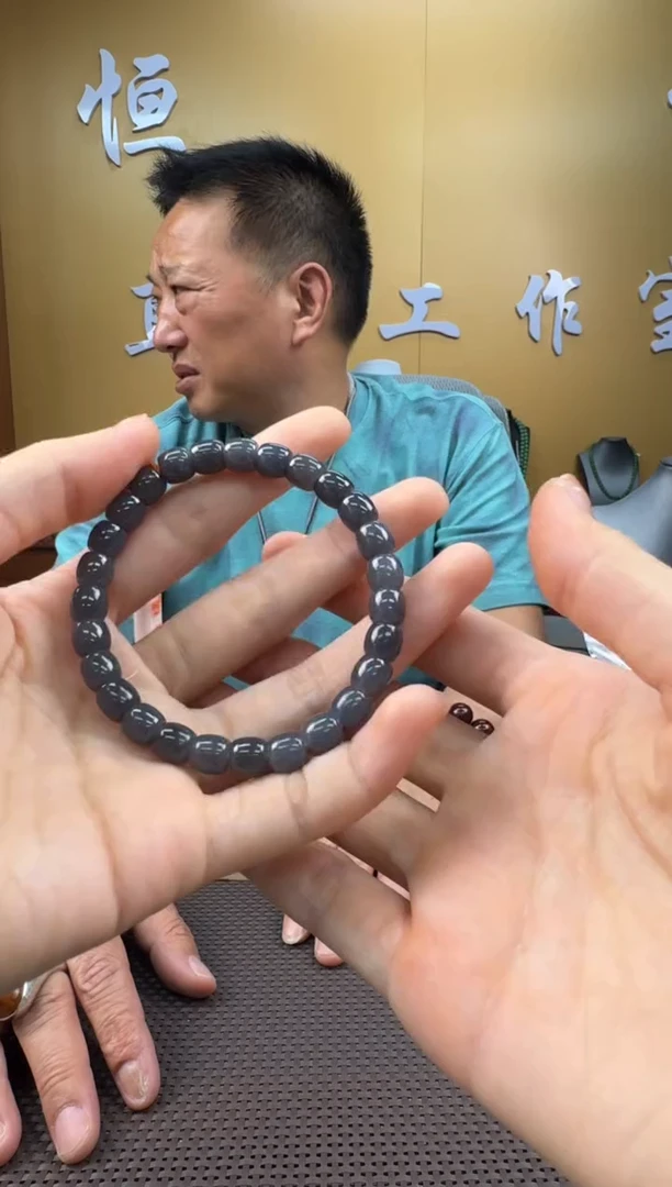 和田玉未镶嵌颈饰手串7mm