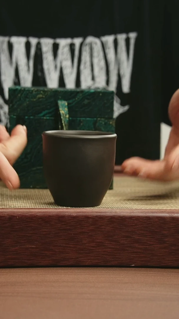 茶杯紫砂石黄 小口茶杯 120cc