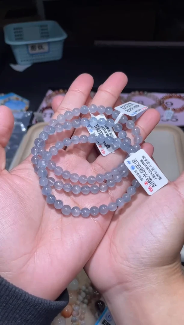 【闪购商品】水晶手链未镶嵌7号多样性发货一G 三条6+