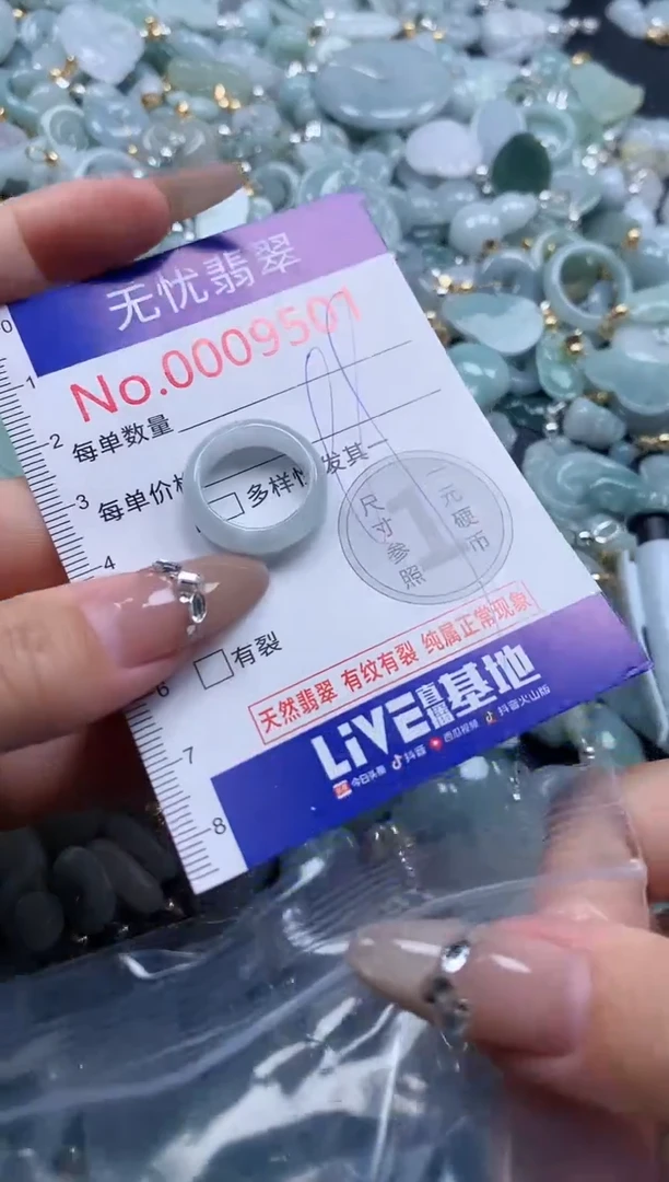 翡翠未镶嵌吊坠(不含链)9501