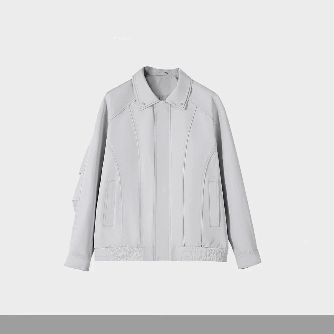 春季新款时尚翻领潮流男夹克外套百搭潮流5065