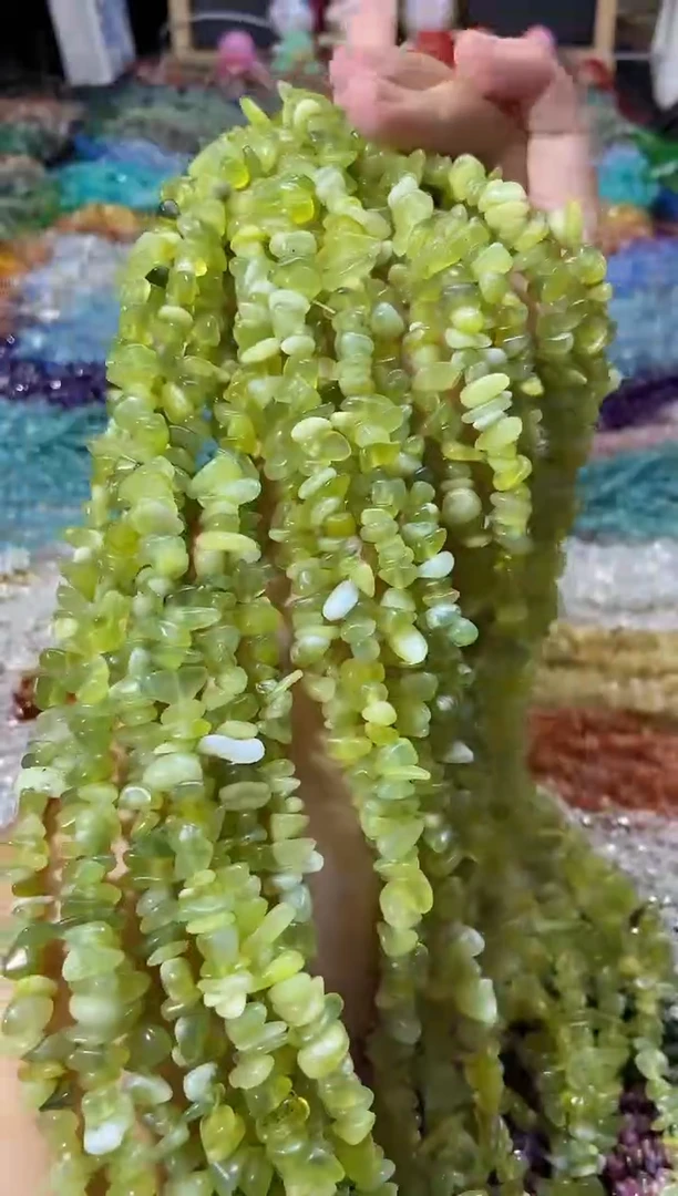 水晶珠宝半成品未镶嵌青提