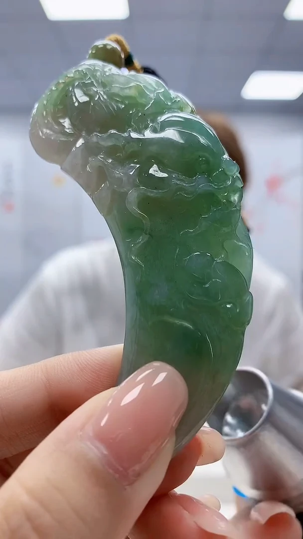 定制翡翠未镶嵌4868xx-毛货挂件45