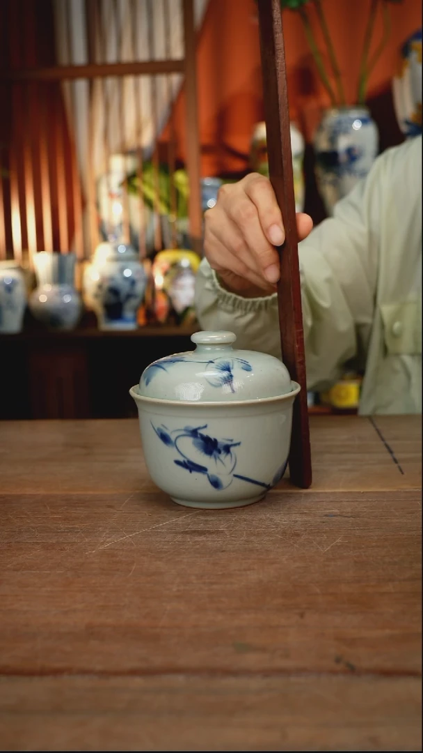 瓷片【简家甄选】景德镇设计师釉下手绘陶瓷餐具