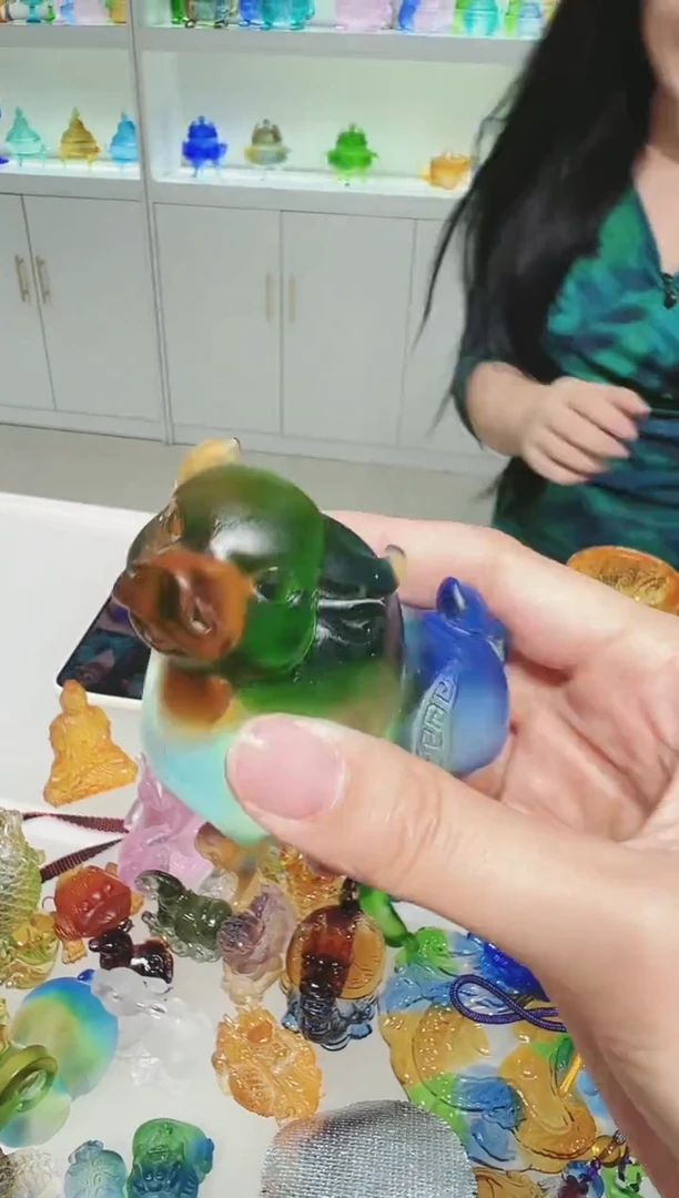 手工艺品琉璃古法琉璃生肖牛