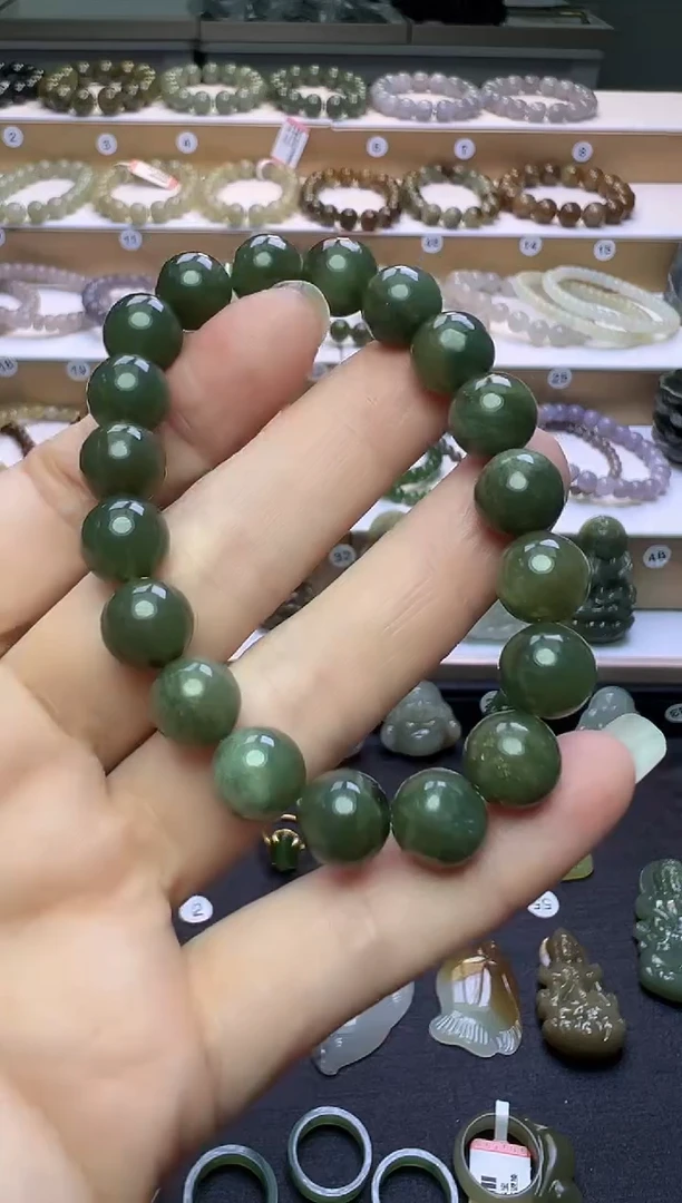 颈饰未镶嵌和田玉44号链接卡10mm有包容