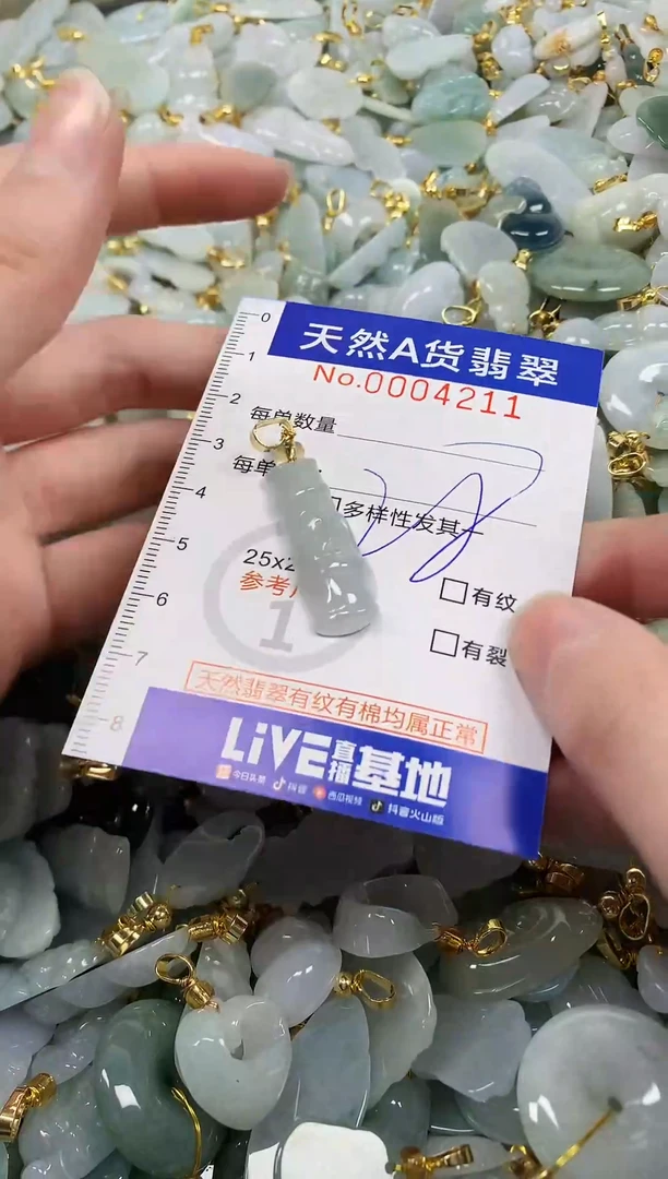 颈饰未镶嵌翡翠纯天然a货翡翠