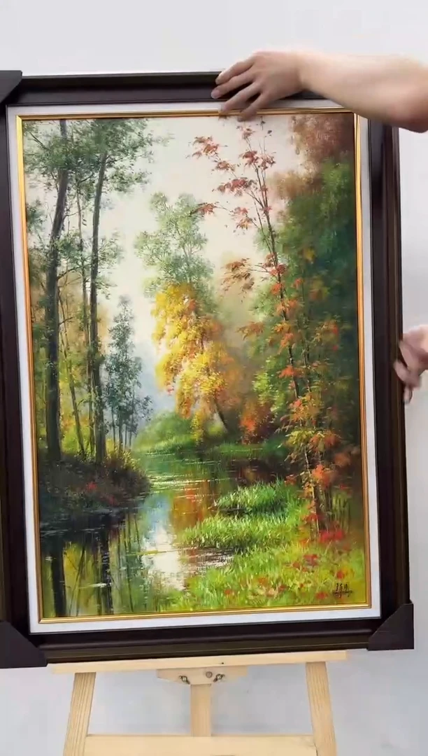 国画王东圃-油画山水作品