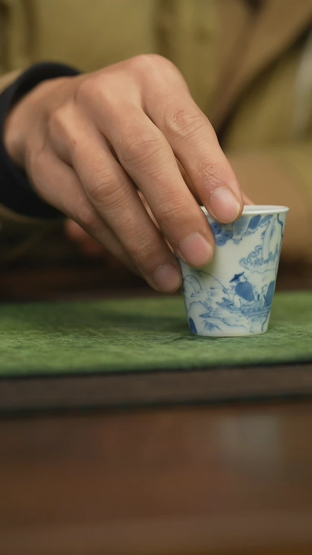 【闪购商品】杯柴窑青花破价福利