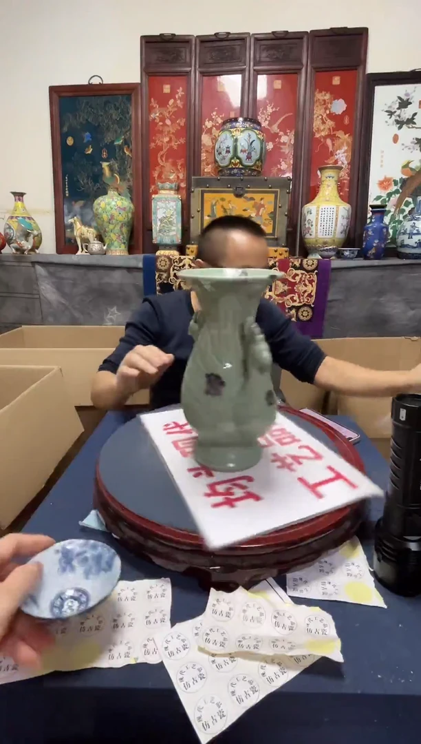 摆件陶陶瓷摆件W121