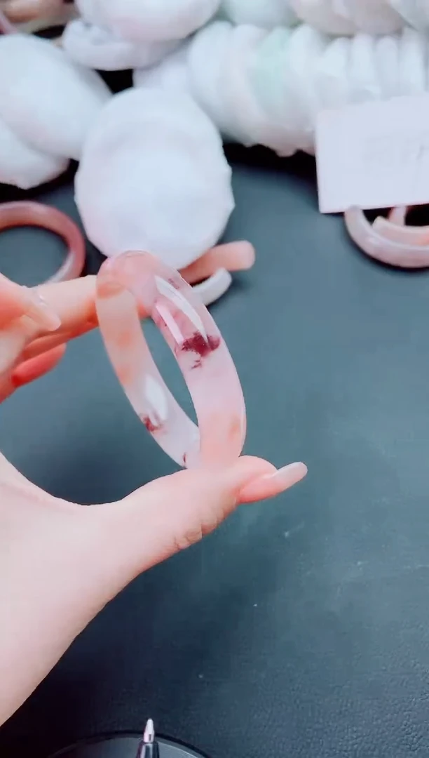 【闪购商品】石英质玉手镯未镶嵌L286-54-53