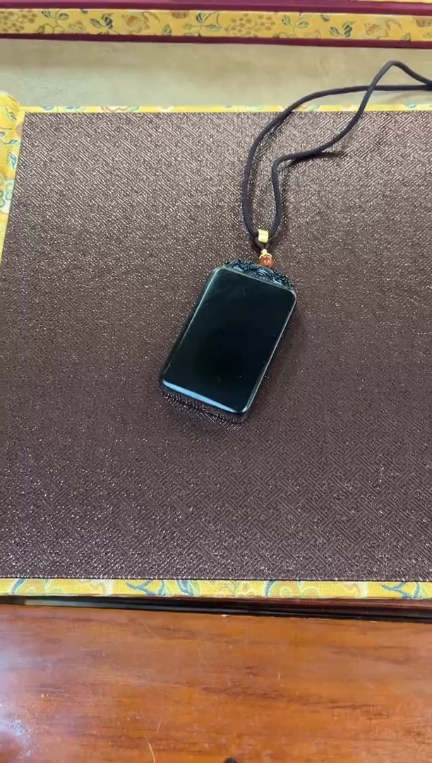 颈饰未镶嵌和田玉和田玉挂件无事牌M015