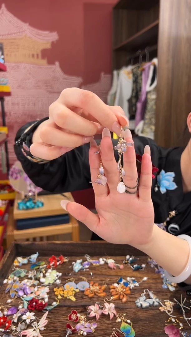 【闪购商品】刺绣苏绣世家非遗手工（耳环）