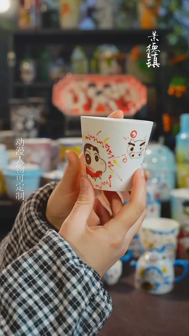 景德镇高温釉下彩纯手工手绘