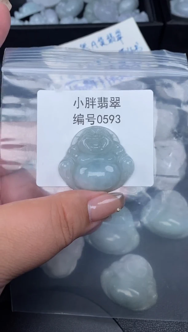 翡翠未镶嵌颈饰缅甸天然A货翡翠0593