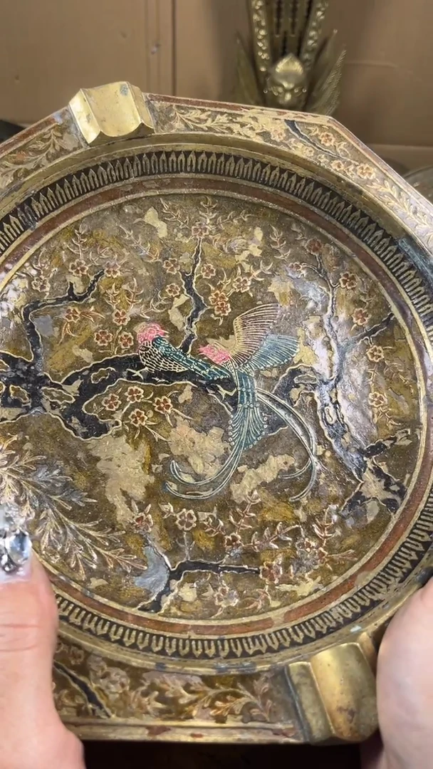 埃*克亿锦铜回流铜器摆件100