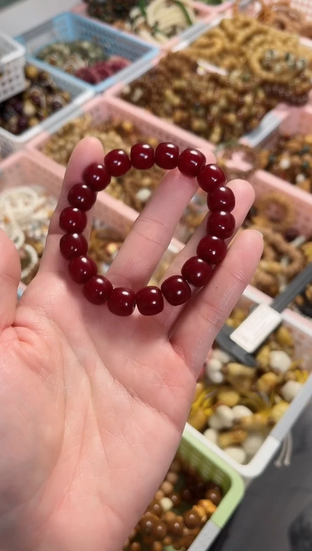 【闪购商品】菩提根/象牙果手串车厘子红单圈