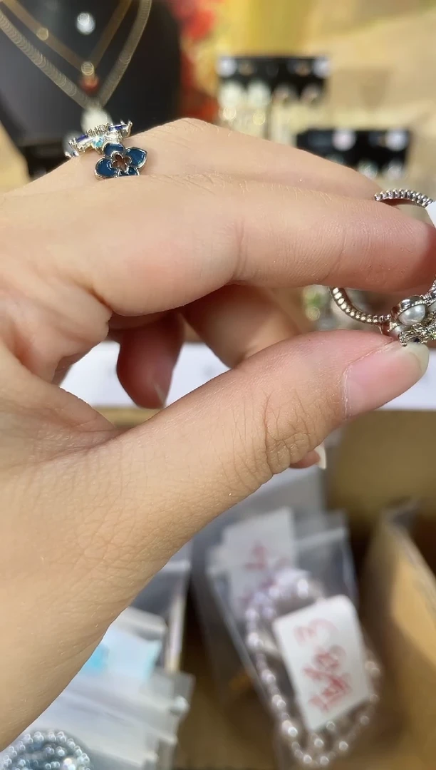 铜合金锆石合金时尚饰品  里7605
