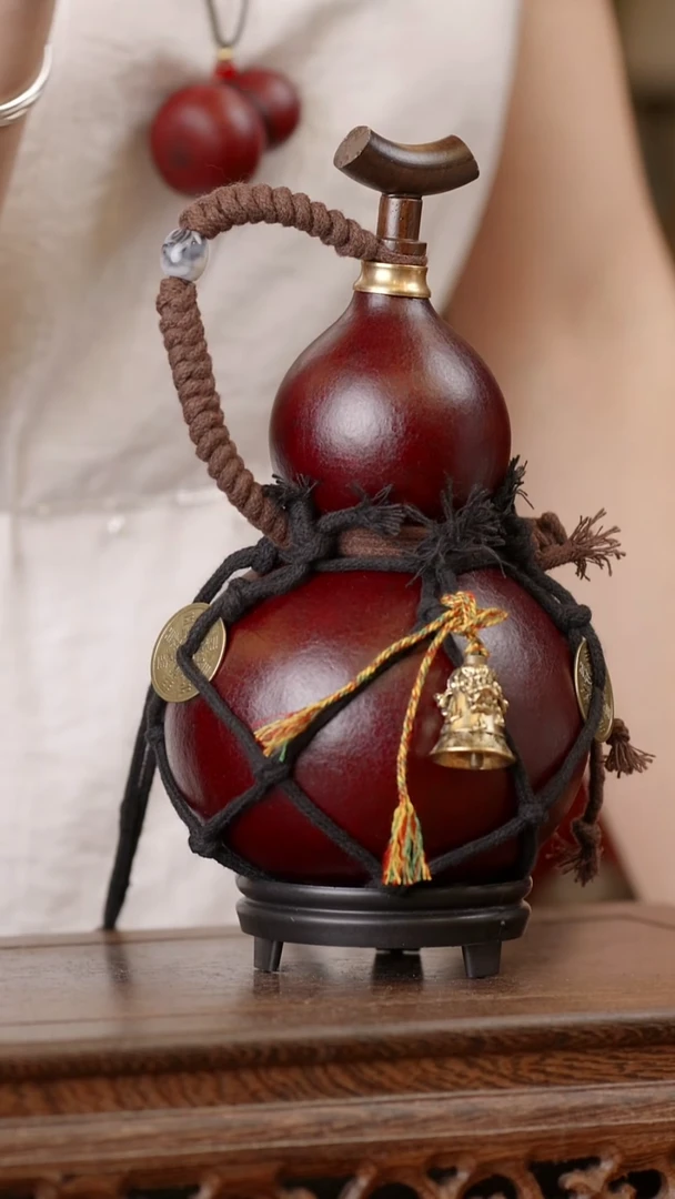 143号天然大漆酒葫芦一物一拍~