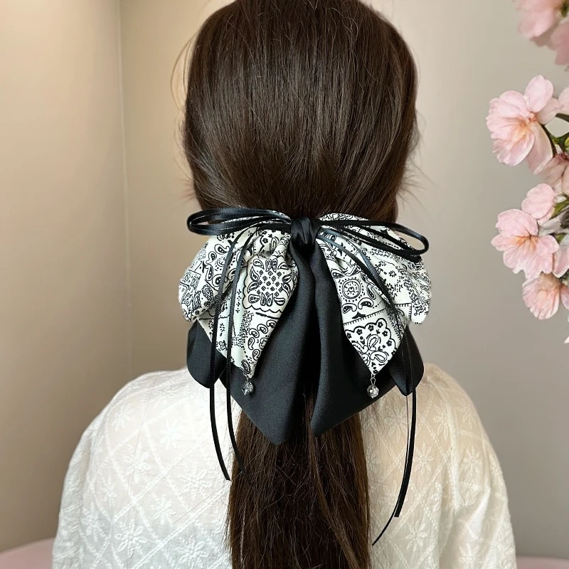 发饰法式韩版韩式布艺发饰马尾抓夹头饰百搭女抓夹发夹