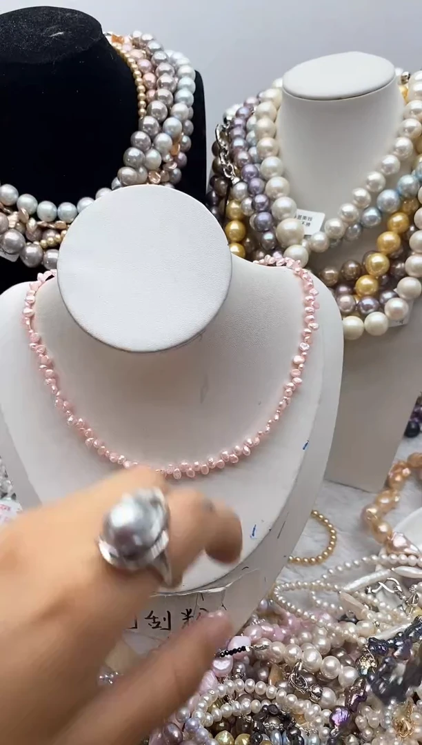 淡水珍珠钛钢颈饰169