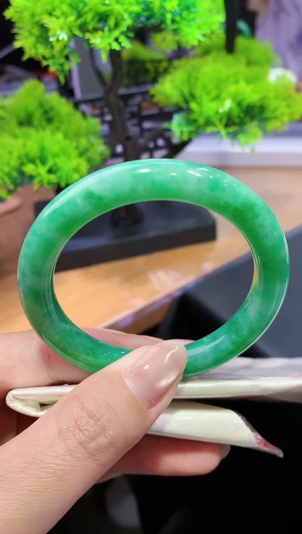 未镶嵌手镯翡翠K2天然A货缅甸翡翠53.8