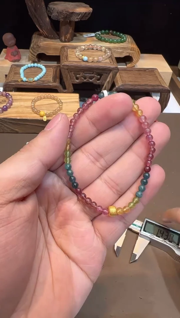 【闪购商品】碧玺手链未镶嵌手饰@@F3722
