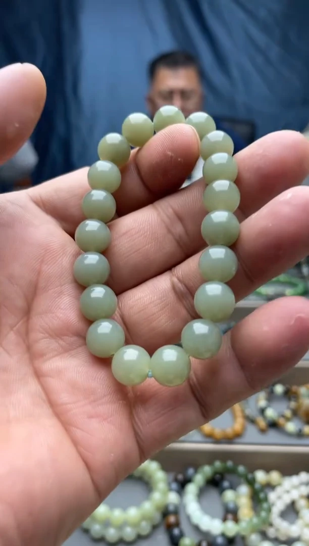 【闪购商品】和田玉手串未镶嵌且末卡10