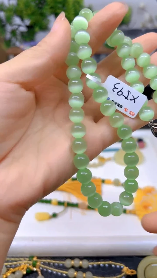 未镶嵌颈饰碧玺猫眼X593