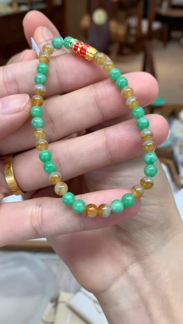 未镶嵌手串翡翠手串