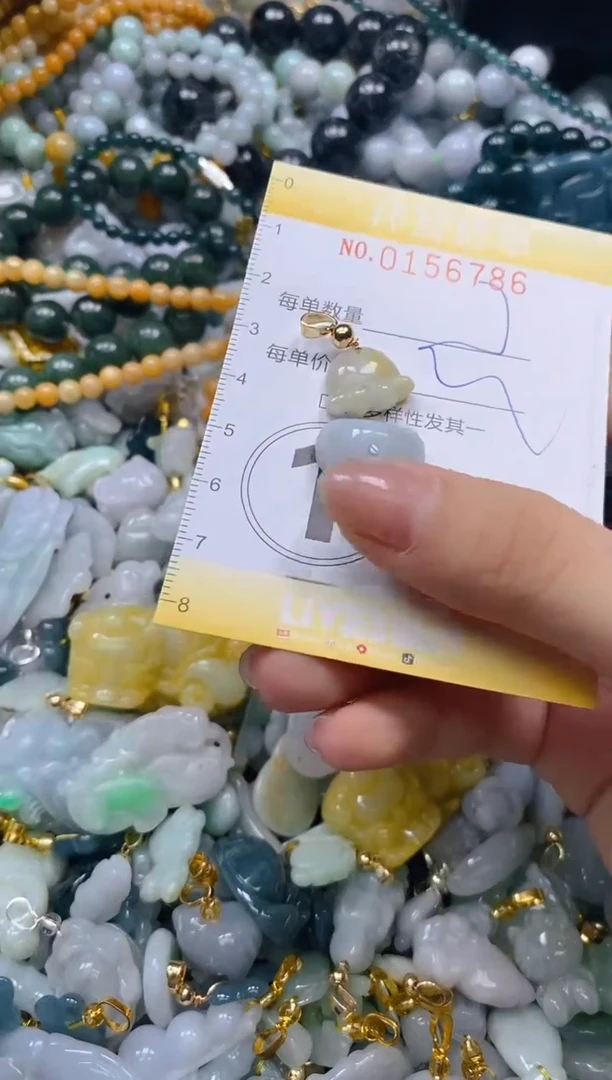 翡翠未镶嵌颈饰闪购0156786多样性发其一