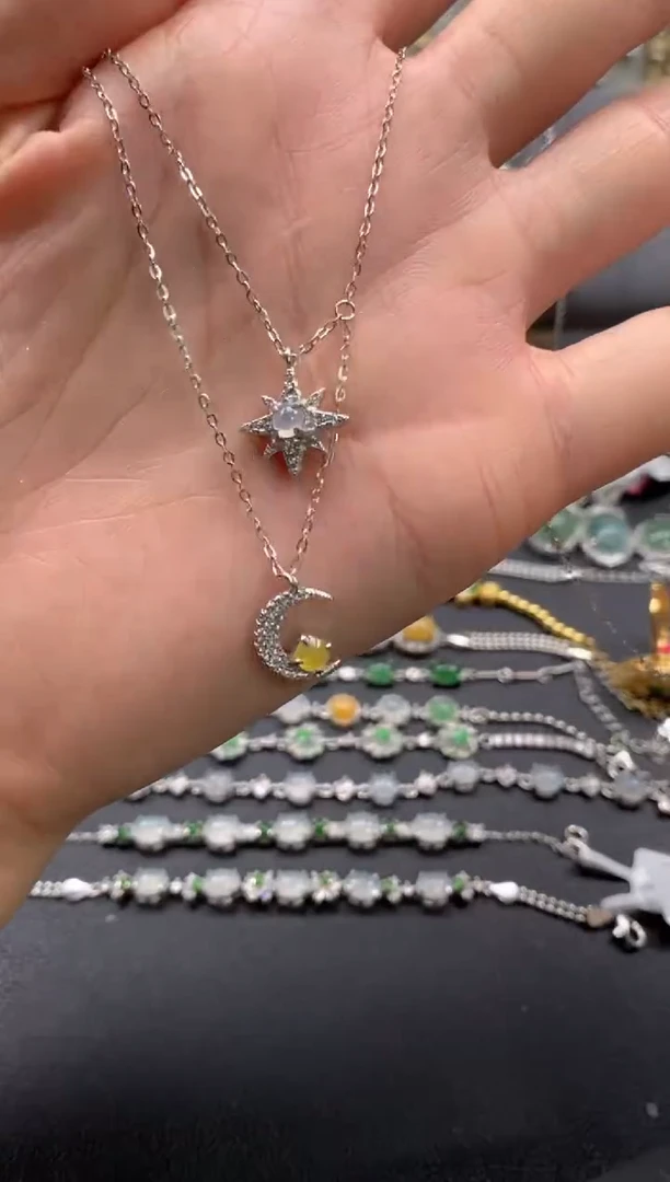 【闪购商品】翡翠戒指银S925镶嵌11111--1