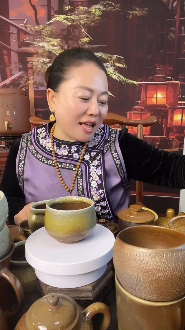 杯高温柴烧小杯子