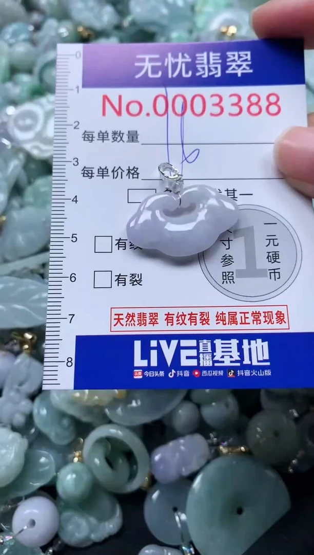 颈饰未镶嵌翡翠3388