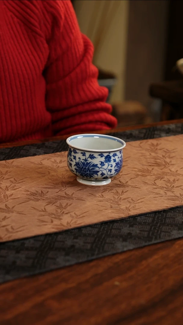 【闪购商品】杯子莹焰堂缠枝杜鹃炉式杯