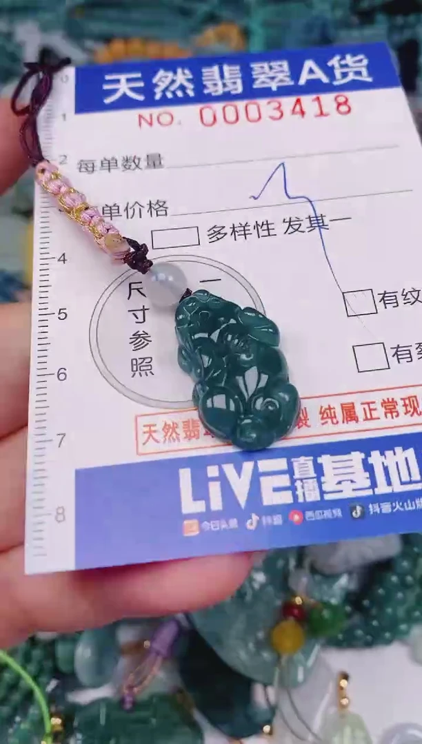 颈饰未镶嵌翡翠00003418