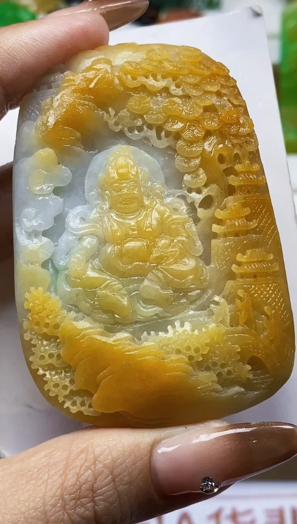 颈饰未镶嵌翡翠翡翠A货