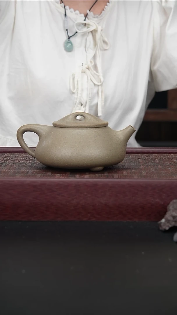 茶壶紫砂xt松华青段景舟满瓢330cc