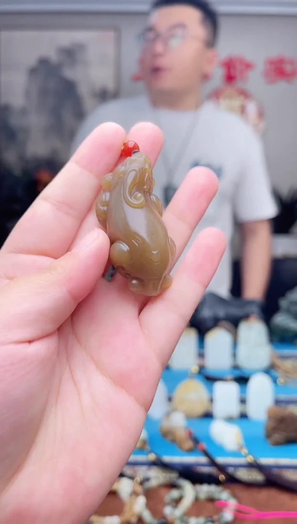 和田玉未镶嵌挂件1