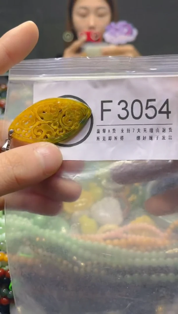 颈饰未镶嵌翡翠/F/翡翠A货，一件也是批发价
