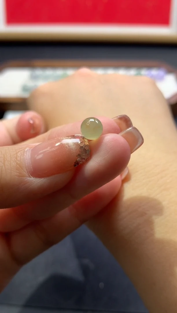 未镶嵌定制翡翠卡6.5mm