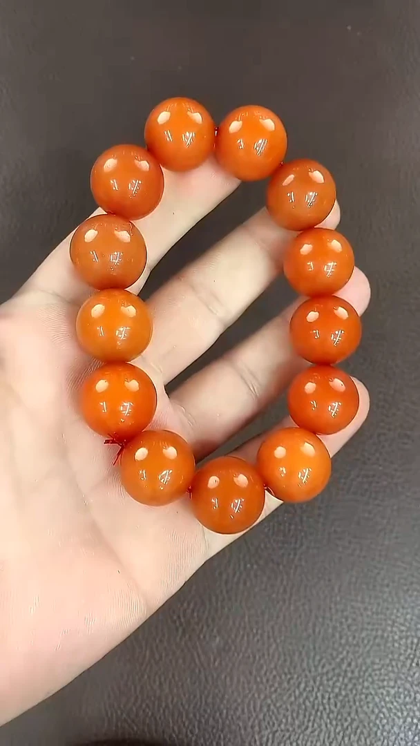 未镶嵌蛇纹石玉手串卡18