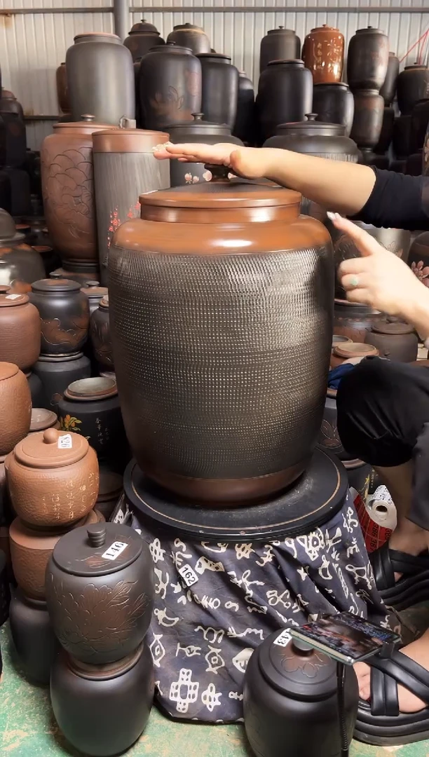 罐瑕疵茶缸高51cm 077 跳叨