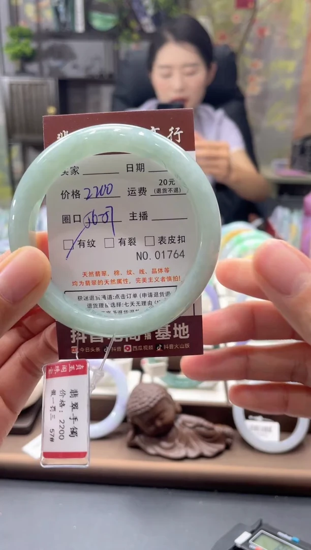 未镶嵌手镯翡翠1764*****