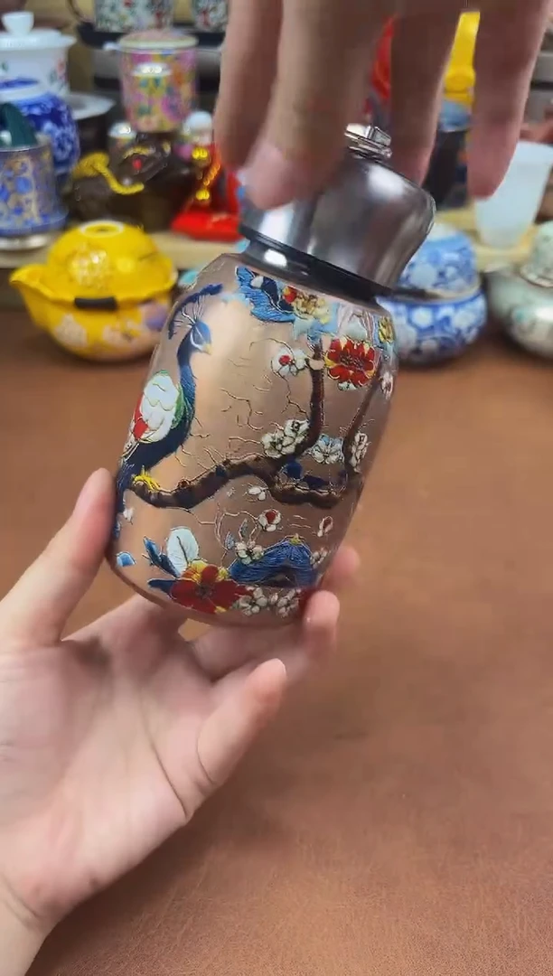 陶瓷茶具摆件旅行套组