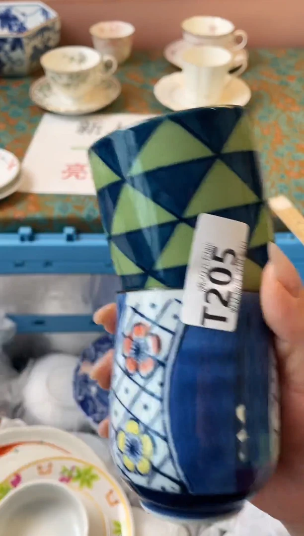 瓷片不**雨瓷器瓷器T205