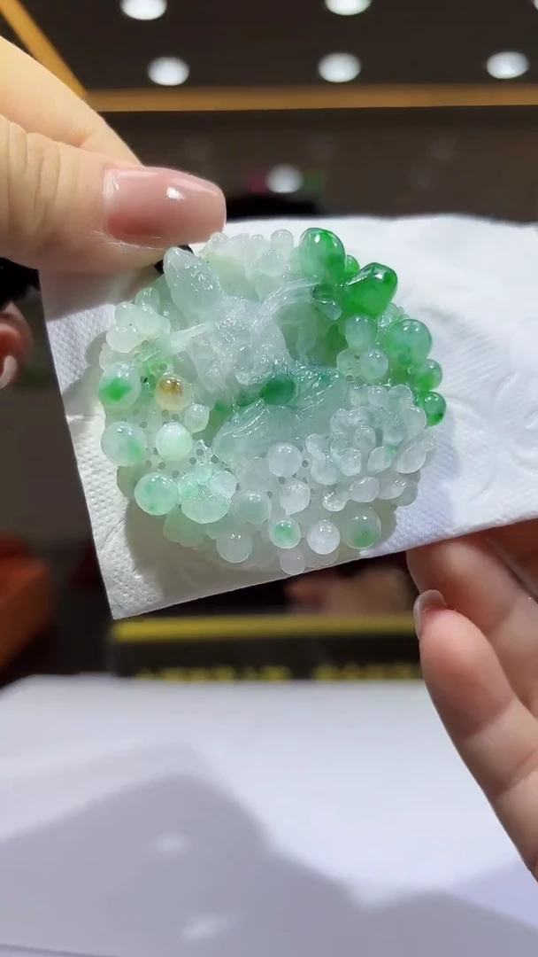 未镶嵌定制翡翠33/1211/C/观音