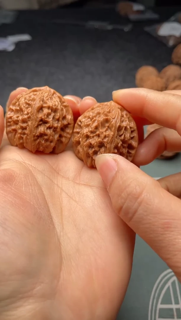 把件文玩核桃w306  白狮子  37