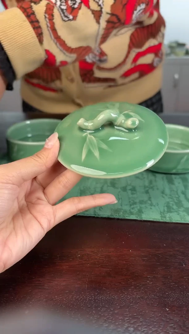 云间青瓷 小米茶器   单盖子