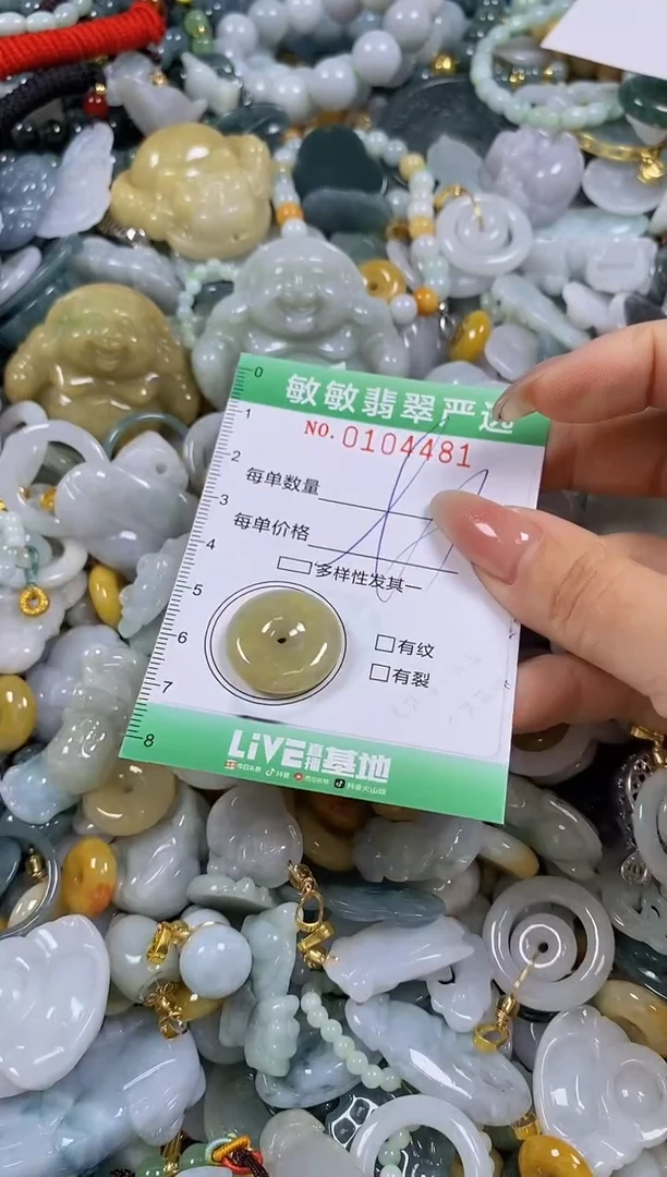 【闪购商品】翡翠颈饰未镶嵌闪购0104481多样性发其一